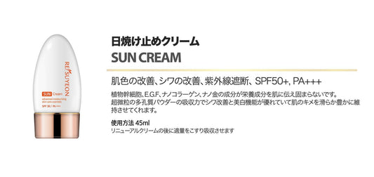 サンクリーム(日焼け止めクリーム)